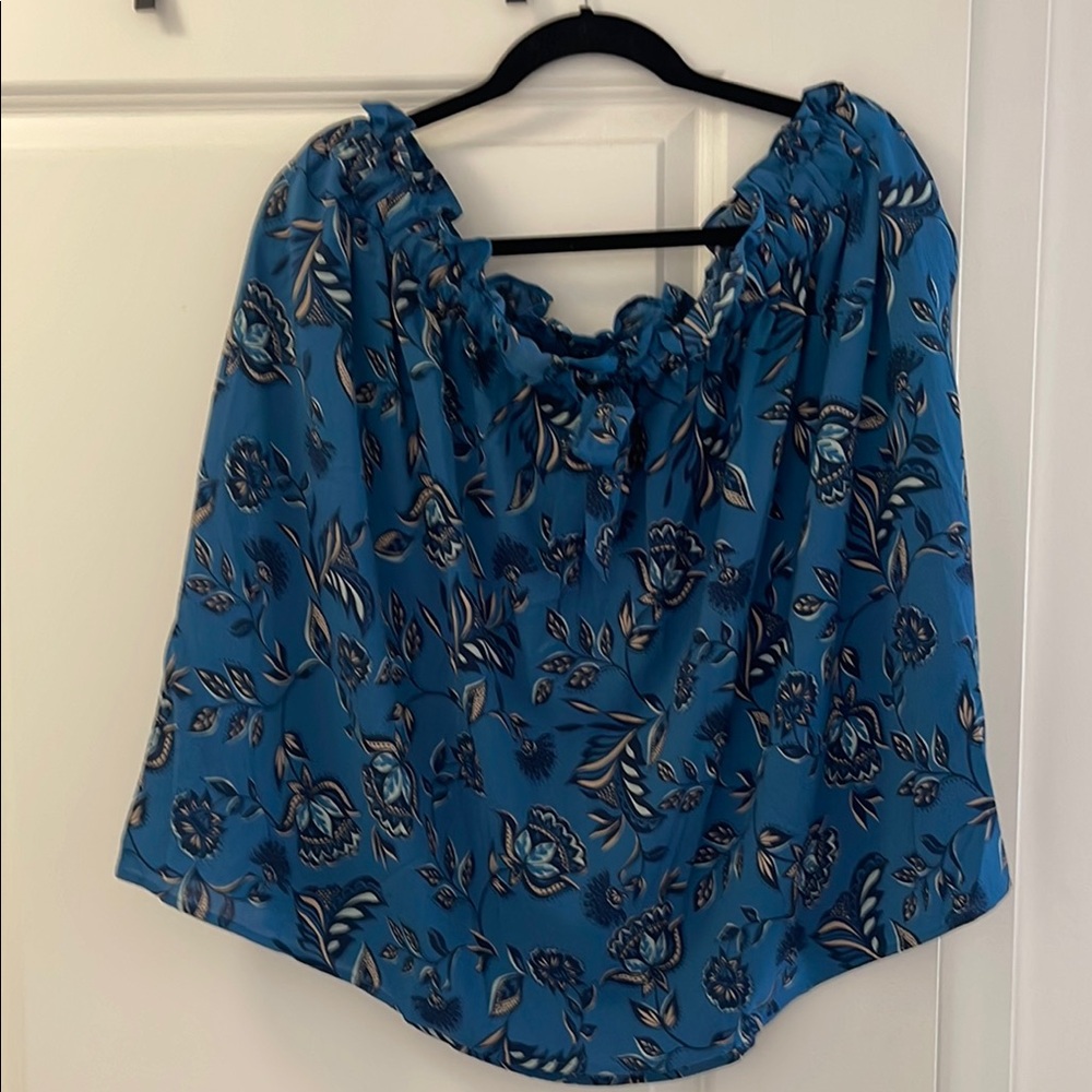 Floral Blue Women's Skirt